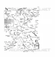 CARENAGE INFERIEUR pour Kawasaki NINJA ZX-10R