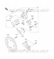 FREIN ARRIERE pour Kawasaki NINJA ZX-10R