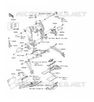 PIECE DE CADRE (COUVERTURE) pour Kawasaki NINJA ZX-10R