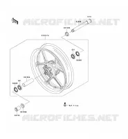 ROUE AVANT pour Kawasaki NINJA ZX-10R