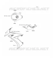 STICKER(GREEN) pour Kawasaki NINJA ZX-10R
