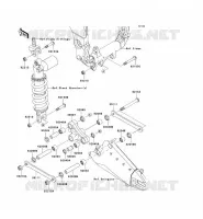 SUSPENSION ARRI&Egrave;RE pour Kawasaki NINJA ZX-10R
