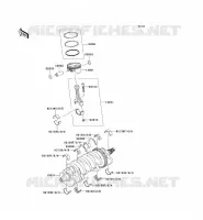VILEBREQUIN/PISTON pour Kawasaki NINJA ZX-10R