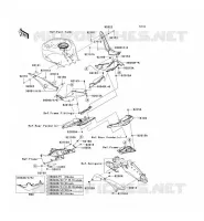 CACHE LAT&Eacute;RAL/GARDE CHAINE pour Kawasaki NINJA ZX-10R