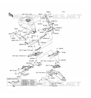 CACHE LAT&Eacute;RAL/GARDE CHAINE pour Kawasaki NINJA ZX-10R