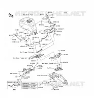 CACHE LAT&Eacute;RAL/GARDE CHAINE pour Kawasaki NINJA ZX-10R
