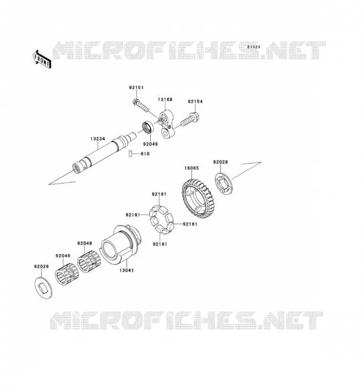 BALANCIER Kawasaki MOTOS 1000 2013 Z1000SX ABS  ZX1000HDF