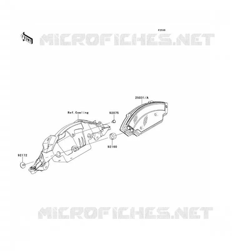 COMPTEURS Kawasaki MOTOS 1000 2012 NINJA ZX-10R  ZX1000JCF