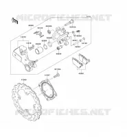 FREIN ARRIERE pour Kawasaki NINJA ZX-10R