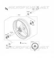 ROUE AVANT pour Kawasaki NINJA ZX-10R