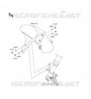 GARDE BOUE AVANT pour Kawasaki NINJA ZX-10R