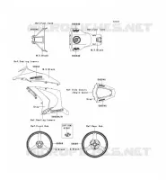 STICKER(GRAY) pour Kawasaki NINJA ZX-10R