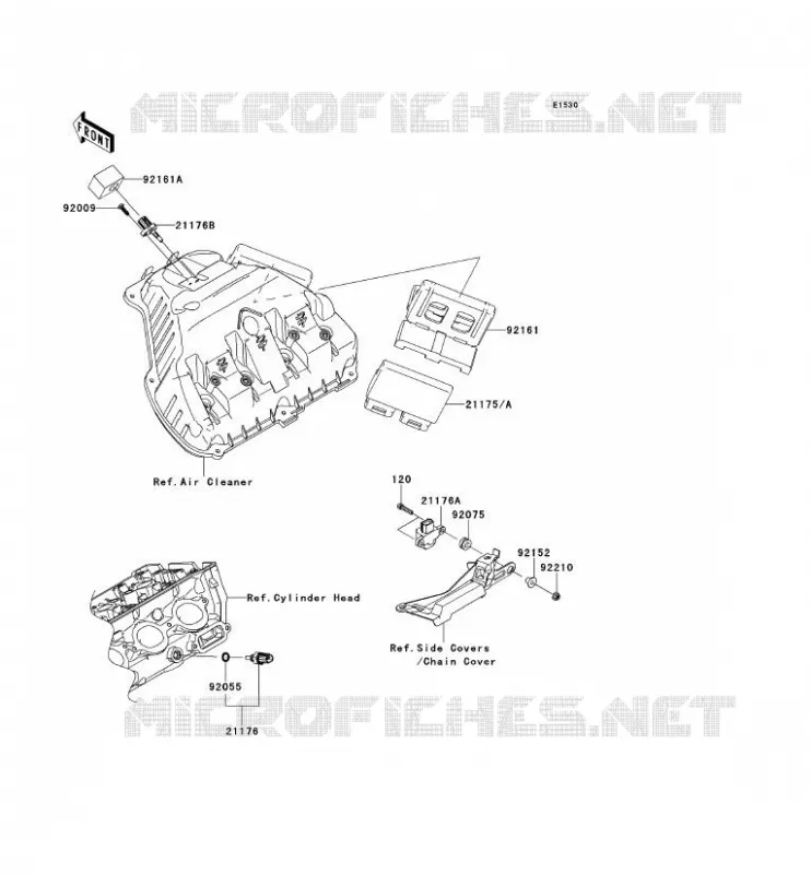 INJECTION CARBURANT Kawasaki MOTOS 1000 2011 NINJA ZX-10R ABS  ZX1000KBF