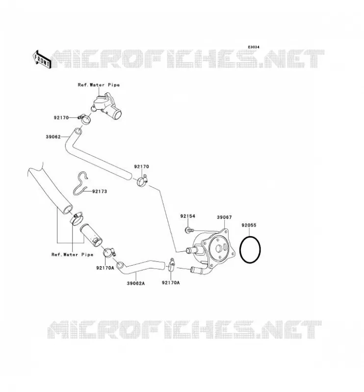 RADIATEUR D'HUILE Kawasaki MOTOS 1000 2013 NINJA ZX-10R ABS  ZX1000KDF