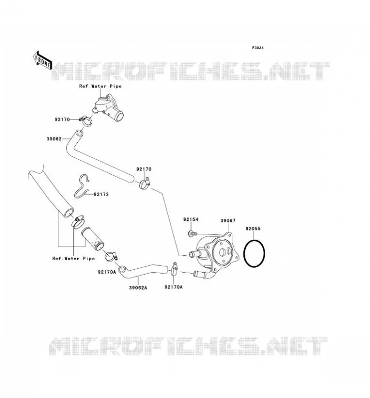 RADIATEUR D'HUILE Kawasaki MOTOS 1000 2013 NINJA ZX-10R ABS  ZX1000KDF