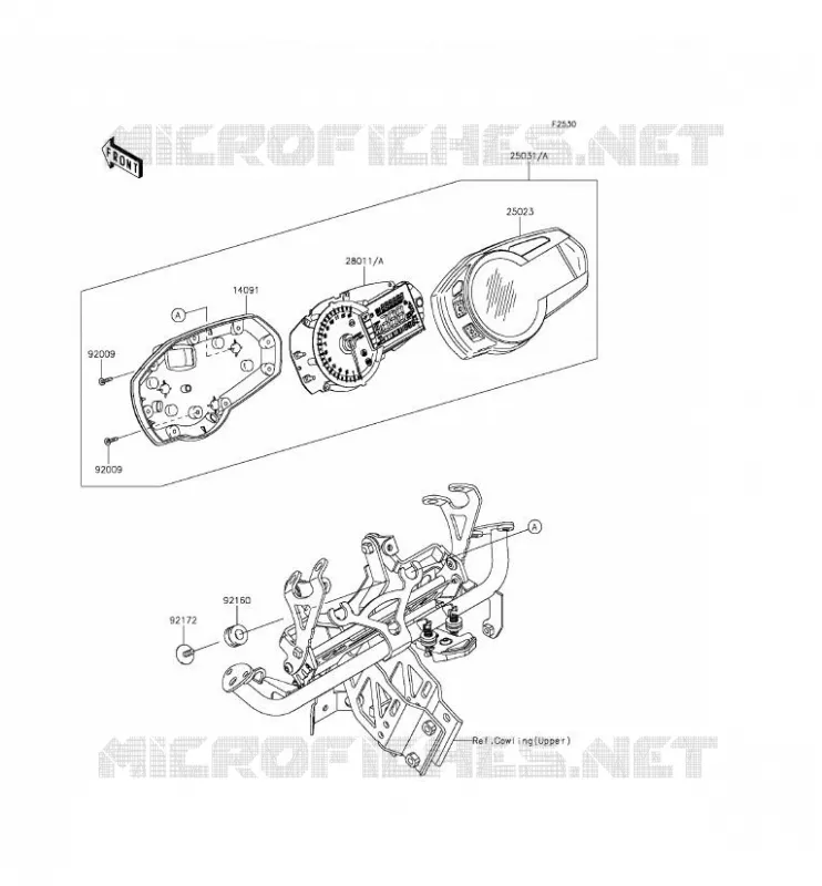 COMPTEURS Kawasaki MOTOS 1000 2014 Z1000SX ABS  ZX1000MEF