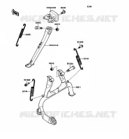 BEQUILLE pour Kawasaki ZZR1100
