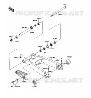 BRAS OSCILLANT pour Kawasaki ZZR1100