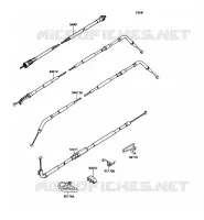 CABLE pour Kawasaki ZZR1100