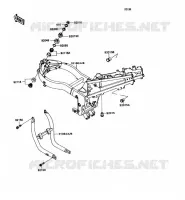 CH&Acirc;SSIS pour Kawasaki ZZR1100