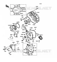 COUVERCLES MOTEUR pour Kawasaki ZZR1100