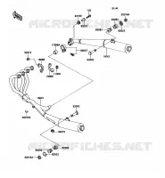&Eacute;CHAPPEMENT pour Kawasaki ZZR1100