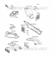 LABEL pour Kawasaki ZZR1100