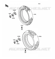 PNEUS pour Kawasaki ZZR1100