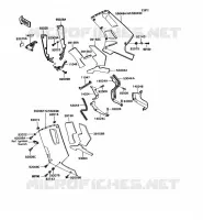 CARENAGE INFERIEUR pour Kawasaki ZZR1100