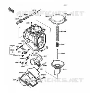 PI&Egrave;CES DE CARBURATEUR( 015042) pour Kawasaki ZZR1100