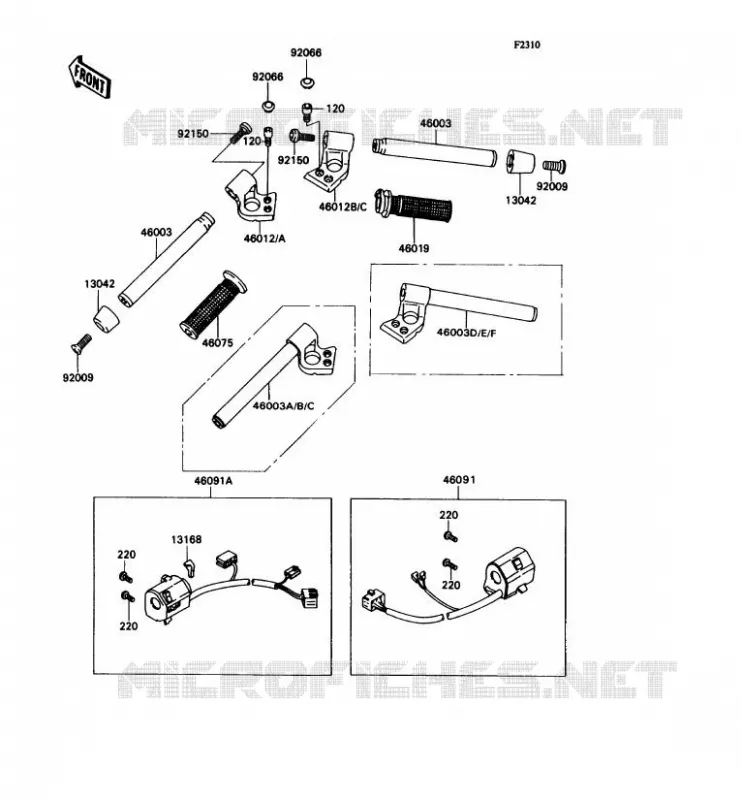 GUIDON Kawasaki MOTOS 1100 1992 ZZR1100  ZX1100-C3