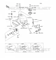 RESERVOIR CARBURANT pour Kawasaki ZZR1100