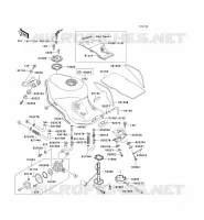 RESERVOIR CARBURANT pour Kawasaki ZZR1100