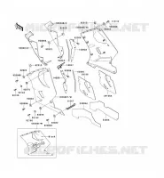 CARENAGE INFERIEUR pour Kawasaki ZZR1100