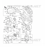 COUVERCLES MOTEUR pour Kawasaki ZZR1100