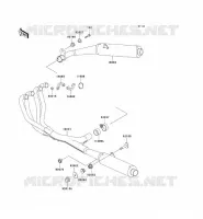 &Eacute;CHAPPEMENT pour Kawasaki ZZR1100
