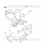 PIECE DE CADRE (COUVERTURE) pour Kawasaki ZZR1100