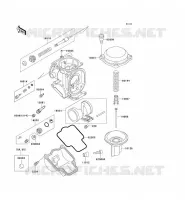 PI&Egrave;CES DE CARBURATEUR pour Kawasaki ZZR1100