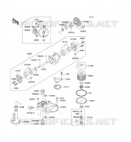 POMPE A HUILE/FILTRE &Agrave; HUILE pour Kawasaki ZZR1100