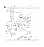 SUSPENSION ARRI&Egrave;RE pour Kawasaki ZZR1100