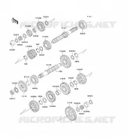 TRANSMISSION pour Kawasaki ZZR1100