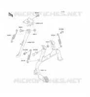 BEQUILLES pour Kawasaki ZZR1100