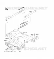 BRAS OSCILLANT pour Kawasaki ZZR1100