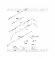 CABLES pour Kawasaki ZZR1100
