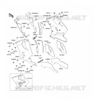 CARENAGE INFERIEUR pour Kawasaki ZZR1100