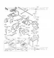 CHASSIS EQUIPMENT ELECTRIQUE pour Kawasaki ZZR1100
