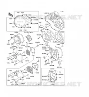 COUVERCLES MOTEUR pour Kawasaki ZZR1100