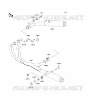 &Eacute;CHAPPEMENT pour Kawasaki ZZR1100