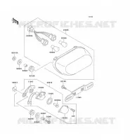 FEUX ARRI&Egrave;RE(S) pour Kawasaki ZZR1100