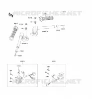 GUIDON pour Kawasaki ZZR1100